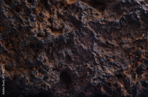 crystal stone mienral macro photo of the enlarged stones close-up photo