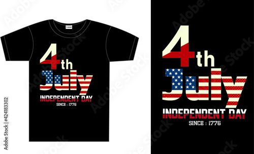 4th july independence day t-shirt (ID: 424183302)