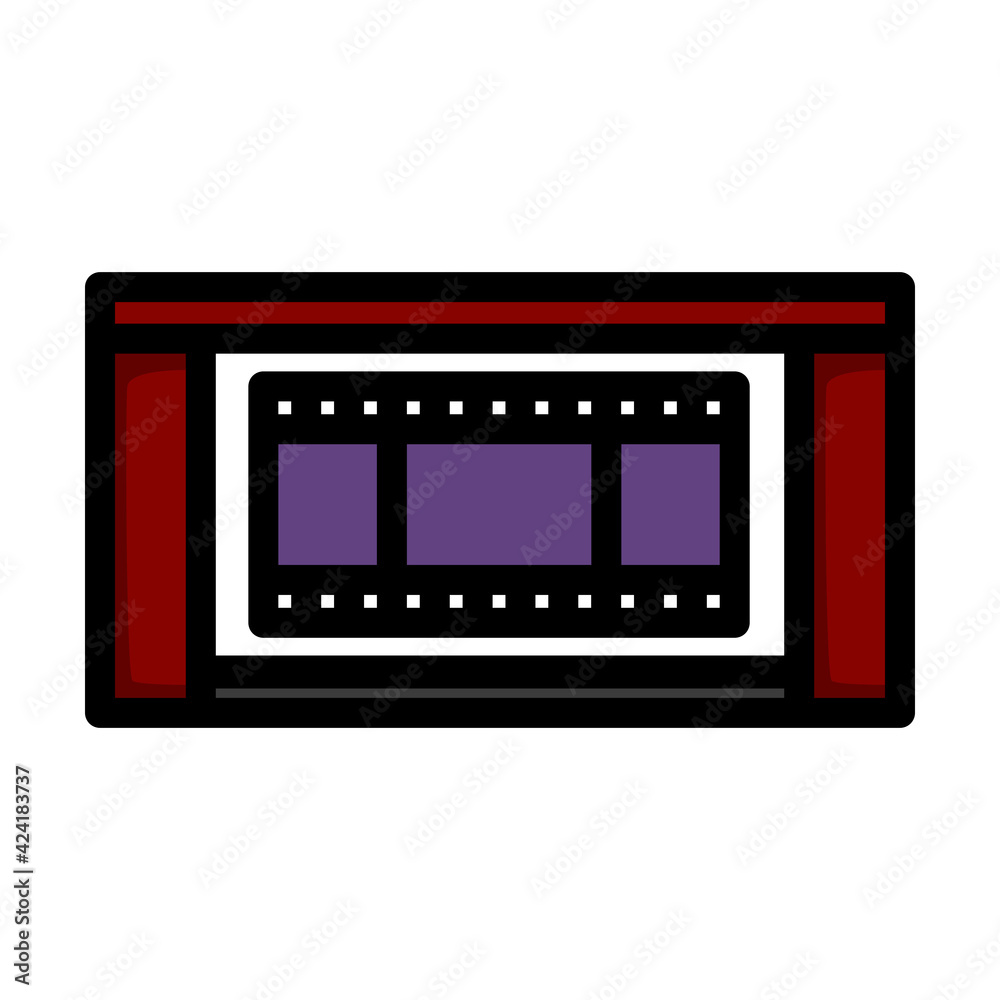 Cinema Theater Auditorium Icon Cinema Theater Auditorium Icon