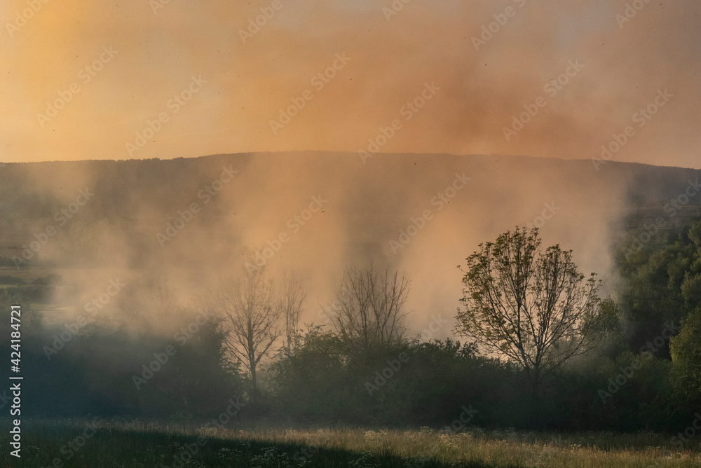 Incendie de prairie Incendie de prairie
