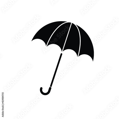 Protective umbrella in solid design
