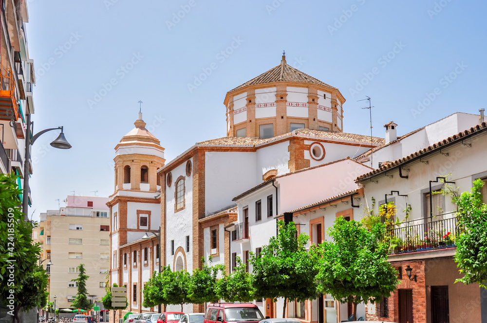 Architecture and streets of Ronda in Andalusia, Spain