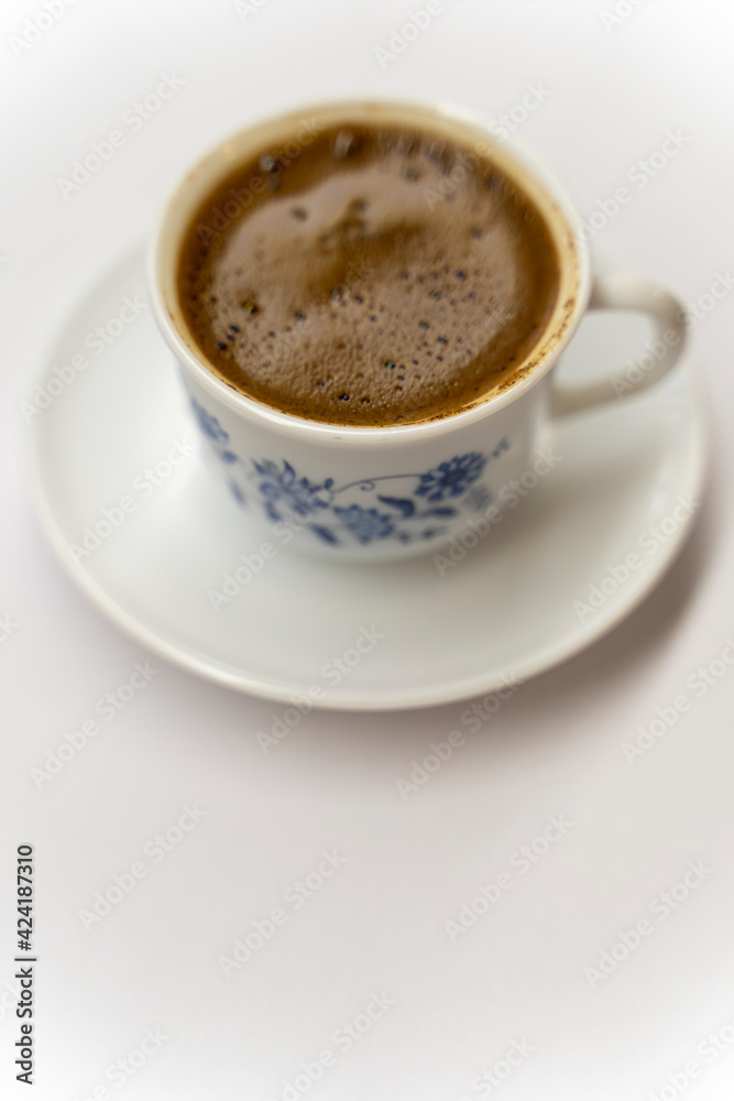 A cup of classic Turkish coffee