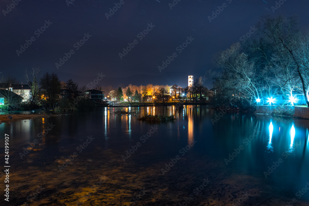 night view of the city