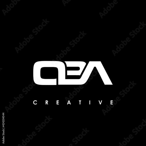 OBA Letter Initial Logo Design Template Vector Illustration