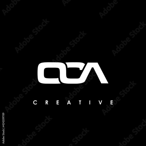 OCA Letter Initial Logo Design Template Vector Illustration