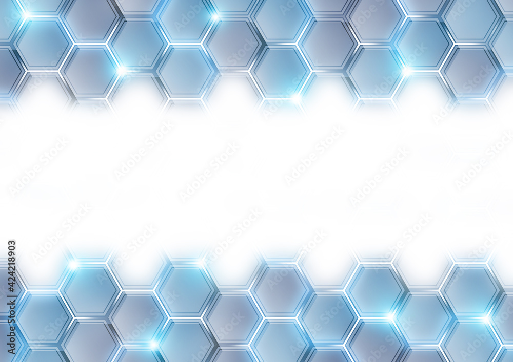 ハニカム構造のフレーム Stock イラスト Adobe Stock