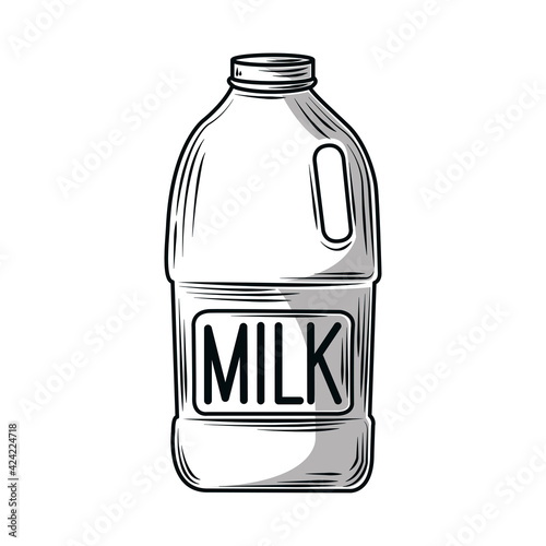 plastic bottle milk