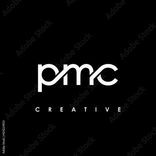 PMC Letter Initial Logo Design Template Vector Illustration