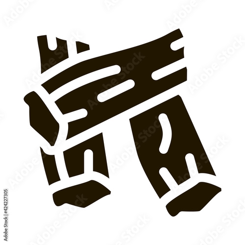 soy tofu skins glyph icon vector. soy tofu skins sign. isolated symbol illustration