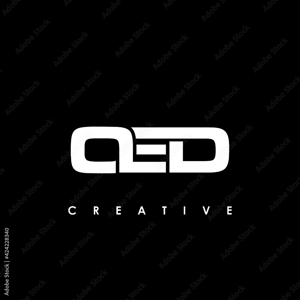 OED Letter Initial Logo Design Template Vector Illustration OED Letter Initial Logo Design Template Vector Illustration