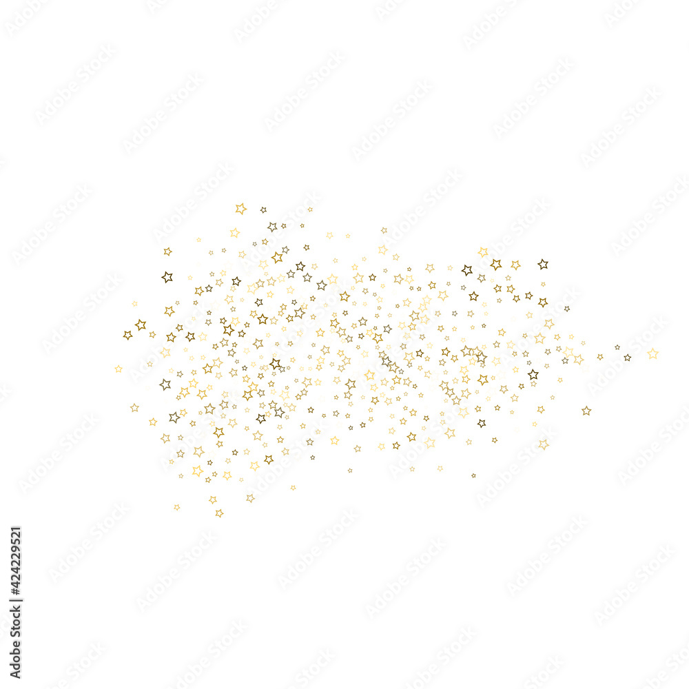 Gold Glitter Stars. Luxury Shiny Confetti. Gold Glitter Stars. Luxury Shiny Confetti.