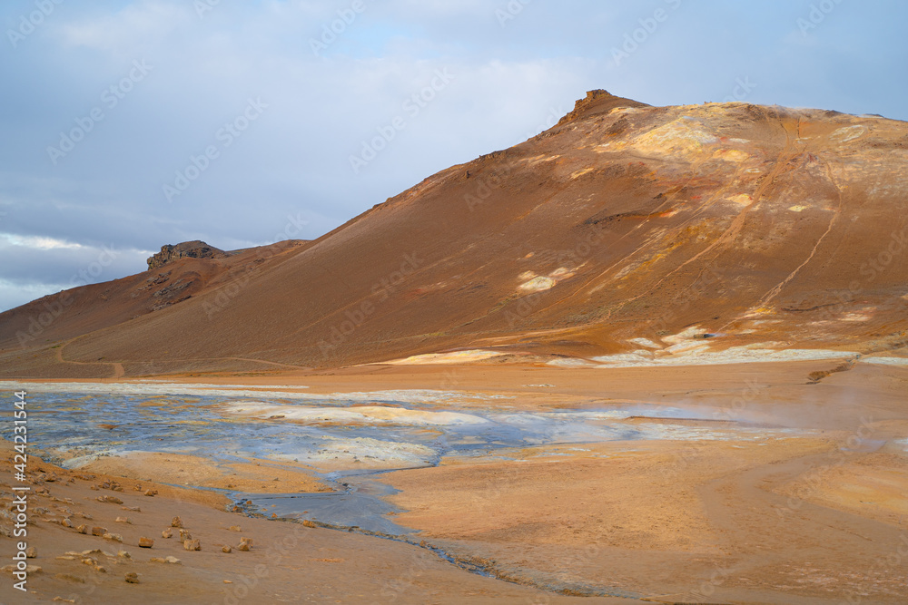 Namafjall Hverir geothermal area Northeast Iceland landscape