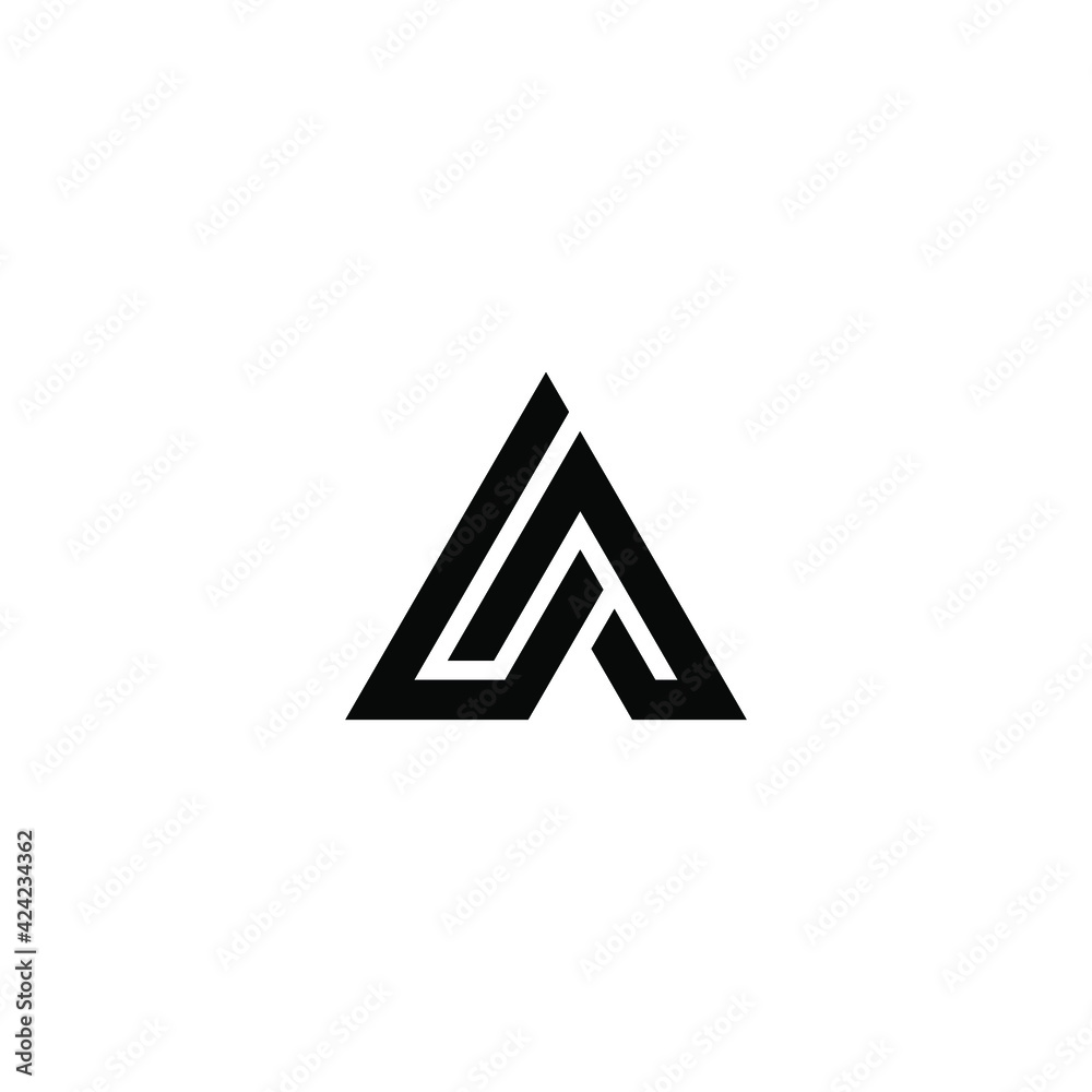 initial A logo design vector initial A logo design vector