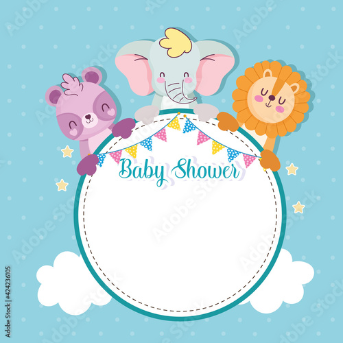 baby shower badge