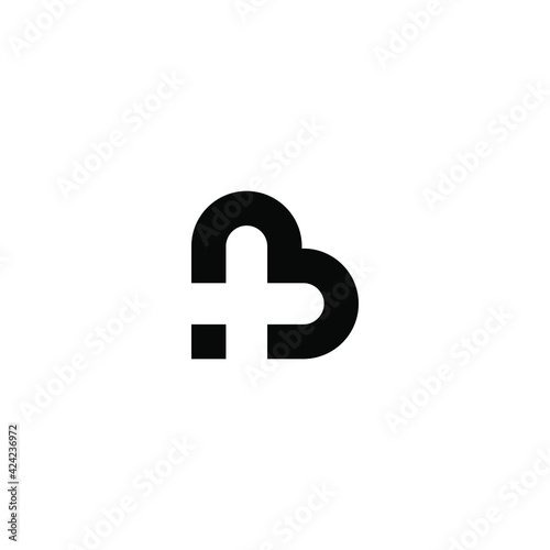 initial B logo design vector