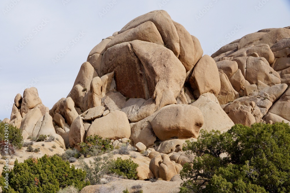 Skull Rock in Joshua Tree National Park Skull Rock in Joshua Tree National Park
