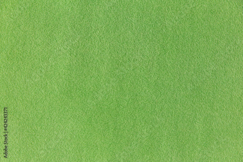 smooth surface of green fleece, background, texture