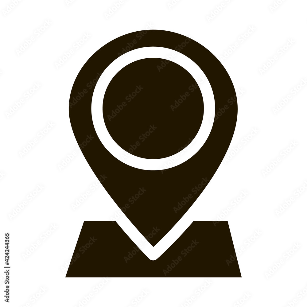 webshop gps location mark glyph icon vector. webshop gps location mark sign. isolated symbol illustration webshop gps location mark glyph icon vector. webshop gps location mark sign. isolated symbol illustration