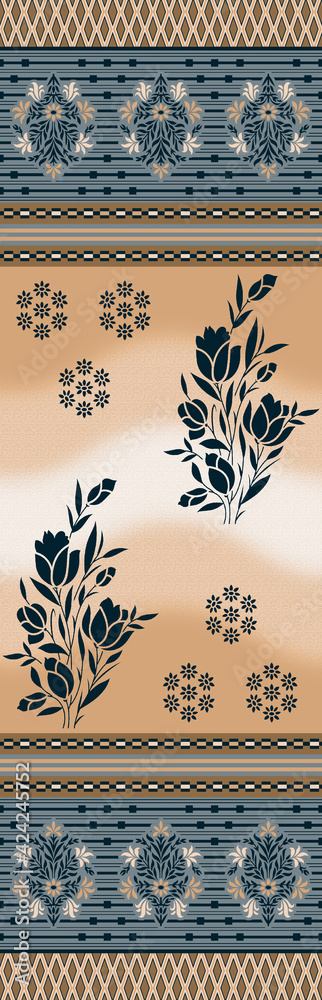 beautiful textile traditional design pattern background