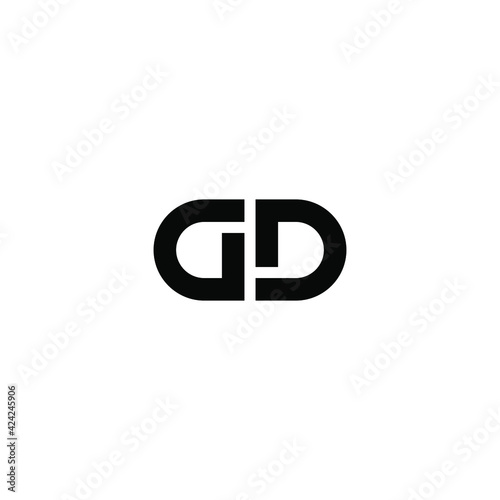 initial GD logo design © @ artcofam