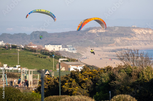 Stock Photos of Paragliders