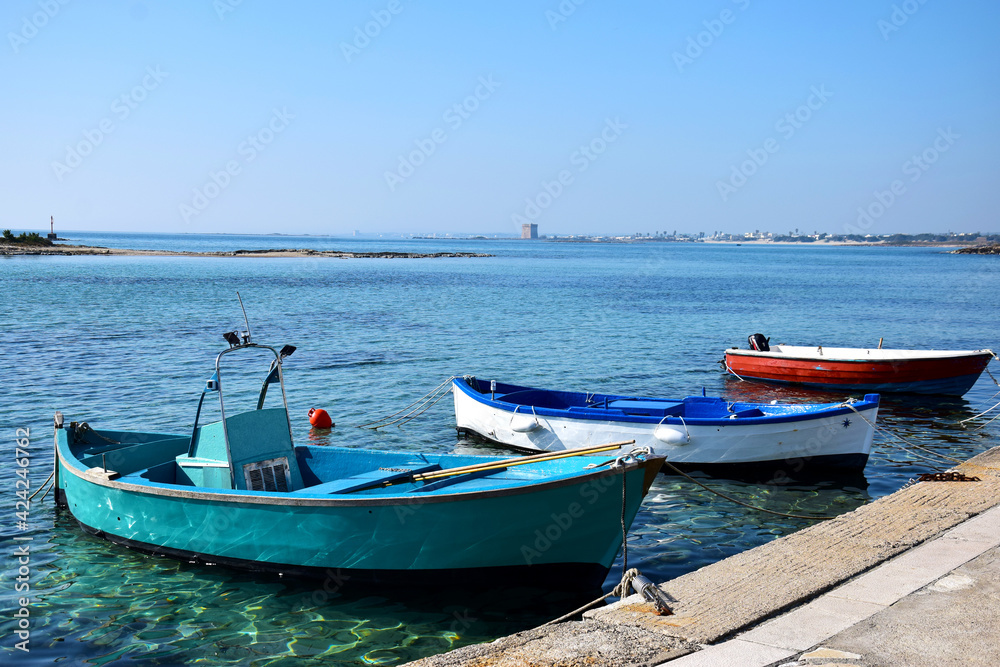 boats on the sea