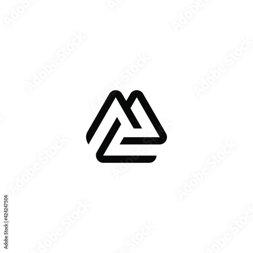 initial MC logo design