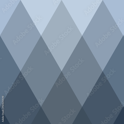 Abstract color Low-Polygones Generative Art background illustration