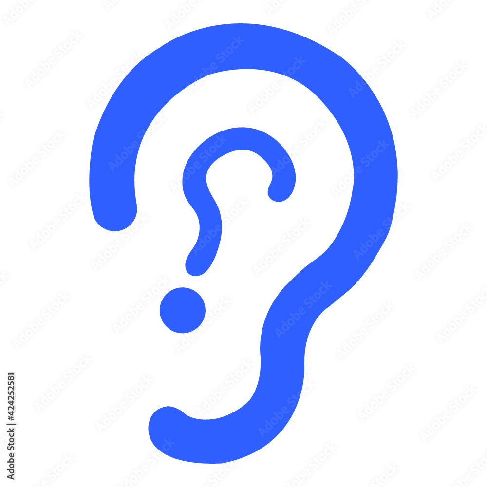 ear icon design vector graphic ear icon design vector graphic