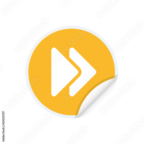 Fast Forward - Sticker