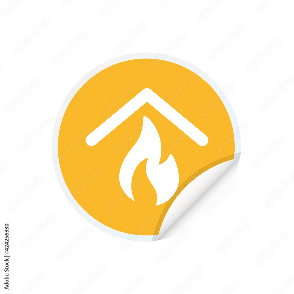 Fire Insurance - Sticker