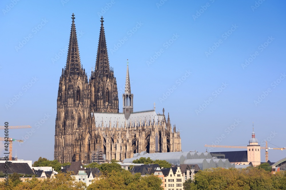 Fototapeta premium Cologne landmark - Cologne Cathedral in Germany