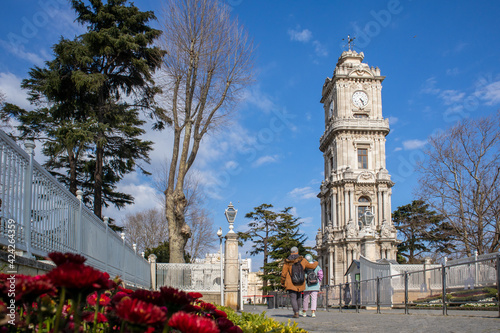 Dolmabahce Clock Tower photo