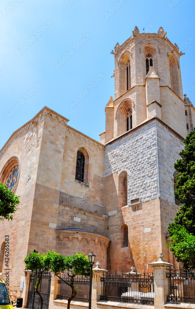 Tower of Tarragona Cathedral (Catedral de Tarragona), Spain