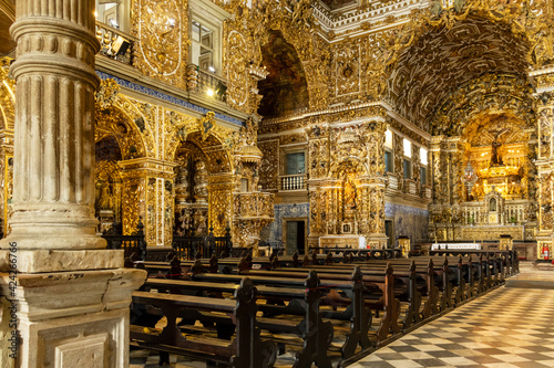 Obraz na płótnie Igreja e Convento São Francisco, Pelourinho, Salvador - Bahia. w salonie