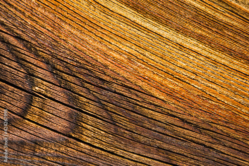 Beautiful old grooved wood background 