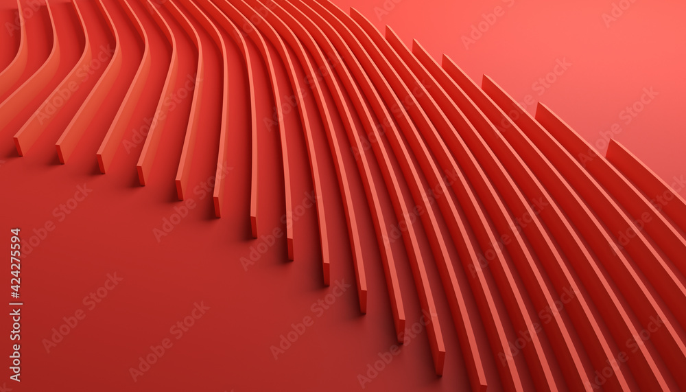 Fototapeta premium Abstract 3D Render