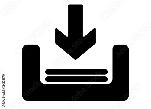 Download vector icon, upload symbol.
Modern simple flat download icon for website and mobile app.
Vektor EPS 10