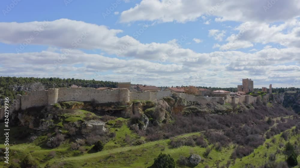 Medieval village of Catalnazor in Castile Leon Spain Medieval village of Catalnazor in Castile Leon Spain