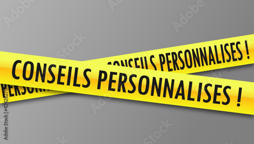 Logo conseils personnalisés.