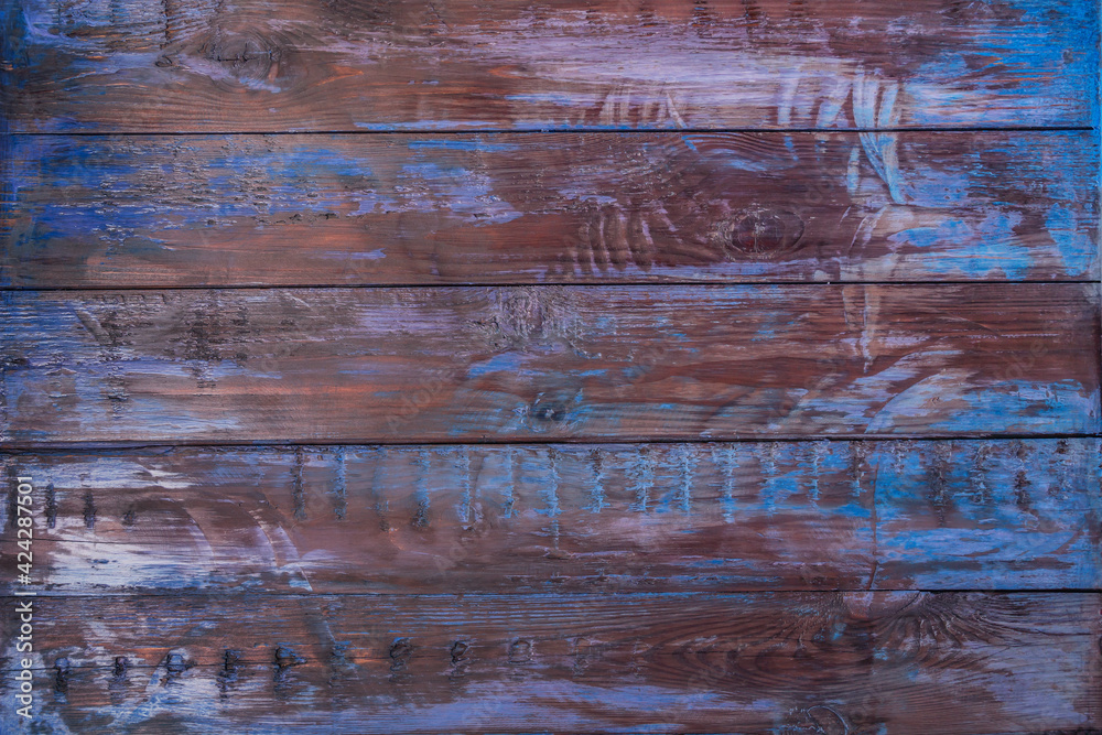 Fototapeta premium Wooden boards texture. Natural background.