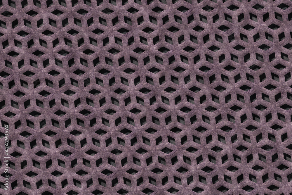 red rusty metal mesh lattice surface background red rusty metal mesh lattice surface background