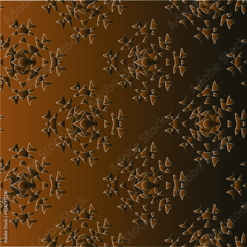  Patterns with black-and-brown-and-white gradient Abstract background.
