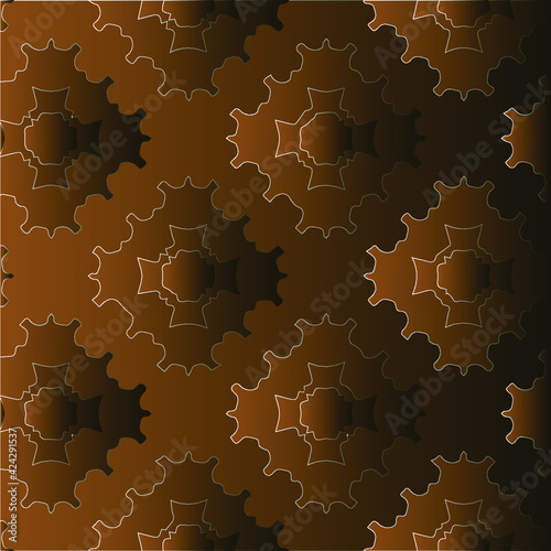  Patterns with black-and-brown-and-white gradient Abstract background.
