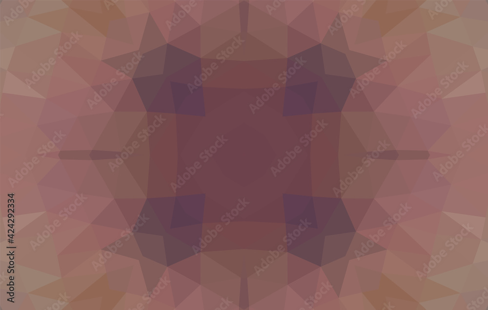 Geometric design, Mosaic of a vector kaleidoscope, abstract Mosaic Background, colorful Futuristic Background, geometric Triangular Pattern. Mosaic texture. Stained glass effect. EPS 10 Vector.