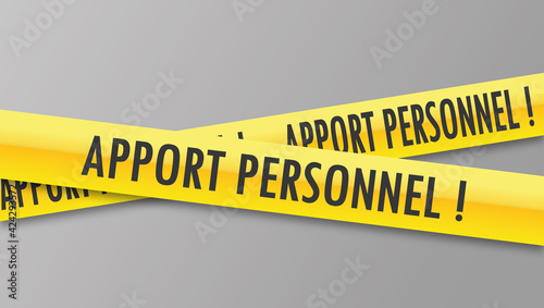 Logo apport personnel.