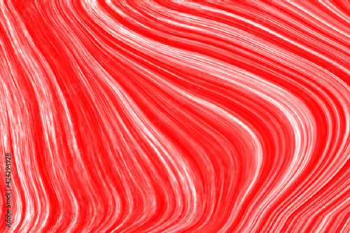Red and white liquid texture abstract background vector