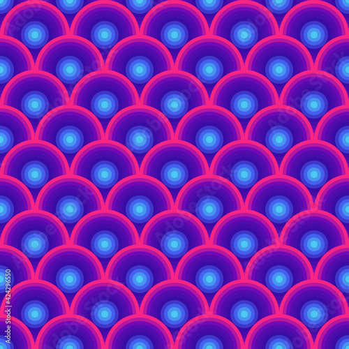 Esferas azules con rosa y degradado 01