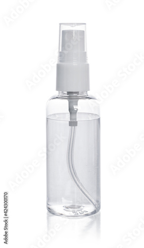 Plastic transparent spray bottle